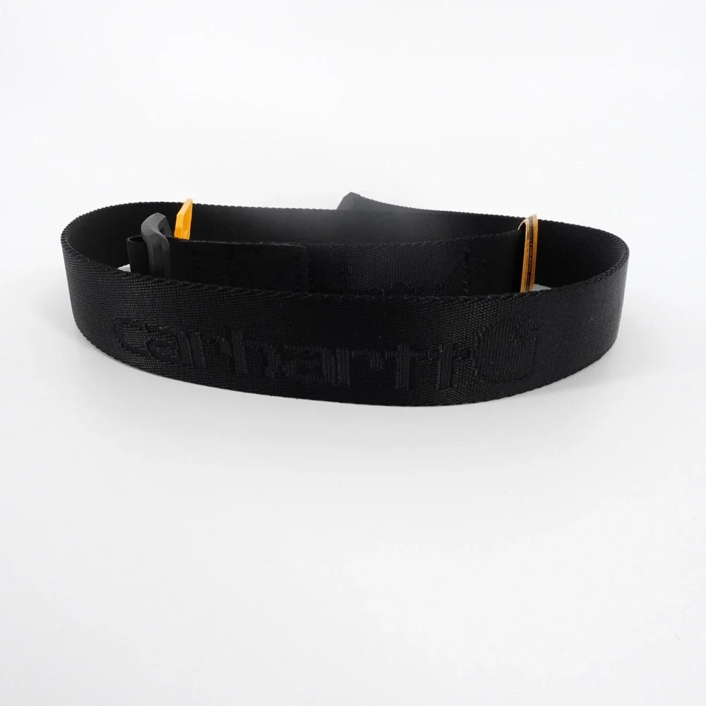 Carhartt Mens Nylon Webbing Ladder Lock Belt Black Large Utility New